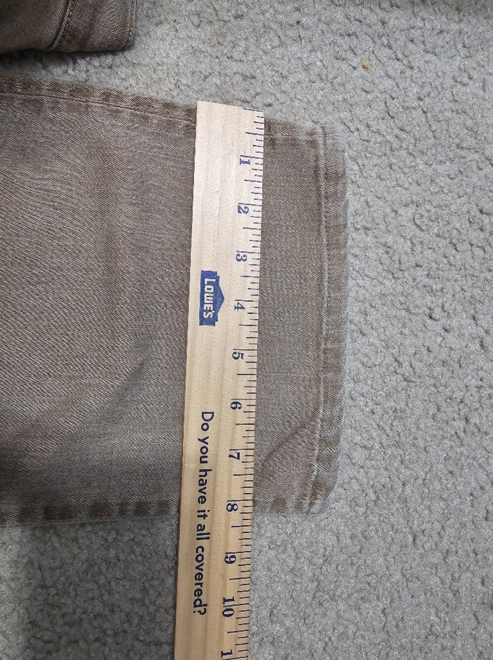 Lauren Ralph Lauren Ladies Tan Jeans Sz 12 - Picture 6 of 7
